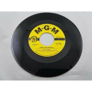 Vintage Vinyl 1959 Joni James 45 RPM Record - Sorry For Myself? Be A Way - MGM